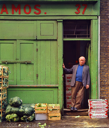 Vegetable trader old Covent Garden